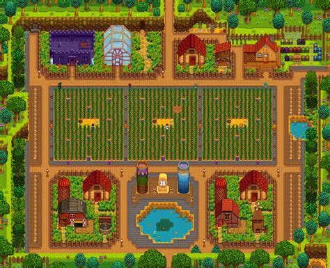 Good foraging and fishing, and tons of open space. Cellar Door Farm Summary | Stardew valley layout, Stardew ...