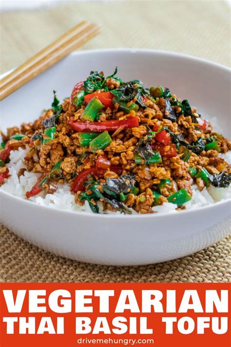 Het thaise gerecht pad krapow heeft onze harten veroverd. 15 Minute Thai Basil Tofu Stir Fry (Pad Krapow) | Recipe ...