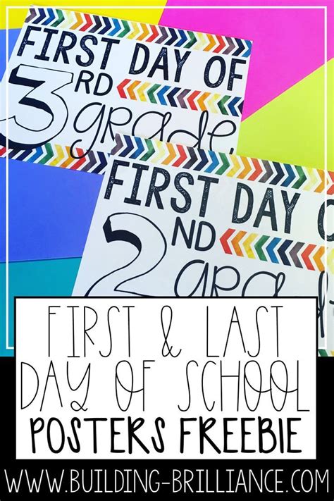 Perfect Photo Booth Signs For The First And Last Day Of School