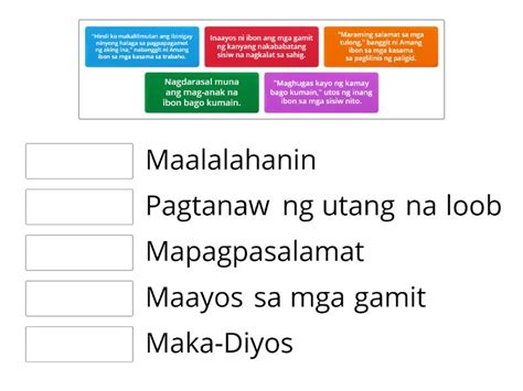 Pagbibigay Kahulugan Sa Kilos At Pahayag Ng Mga Tauhan Sa Napakinggang