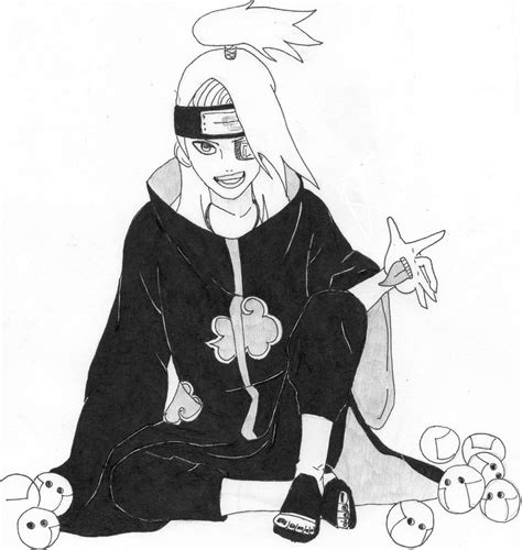 The Best Free Deidara Drawing Images Download From 64 Free Drawings Of