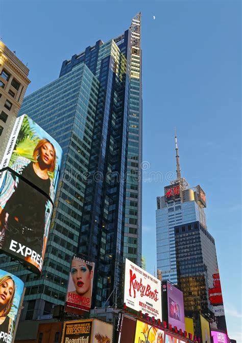 Broadway Skyscrapers In Midtown Manhattan Editorial Photo Image Of