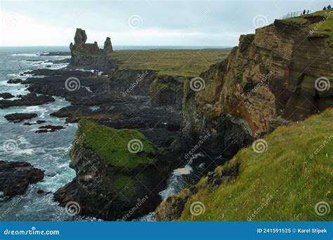 Londrangar In Snaefellsnes National Park Iceland Royalty Free Stock