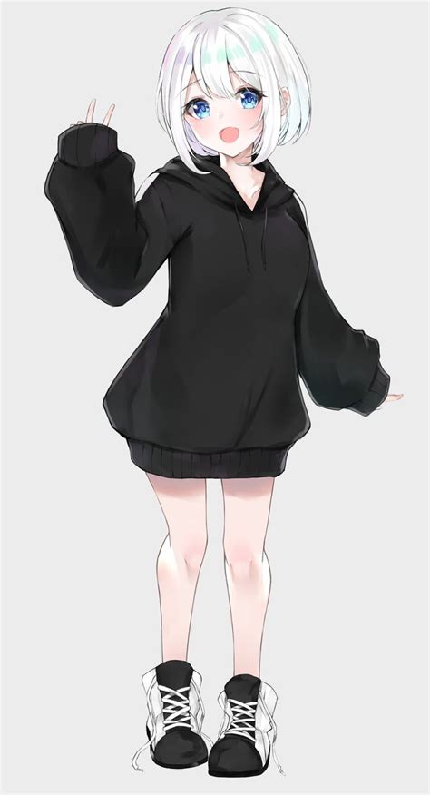 Hoodie Kawaii Cute Anime Girl And Boy Anime Wallpaper Hd