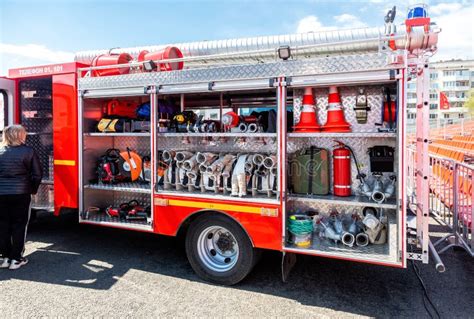 Rescue Fire Truck Equipment Editorial Photography Image Of