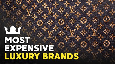The Most Expensive Luxury Brands Youtube
