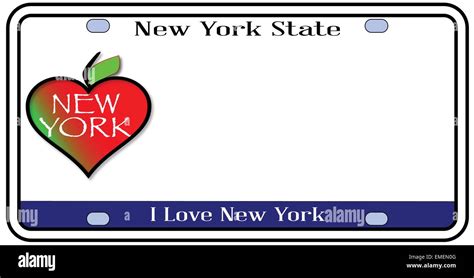 New York License Plate Blank Hi Res Stock Photography And Images Alamy