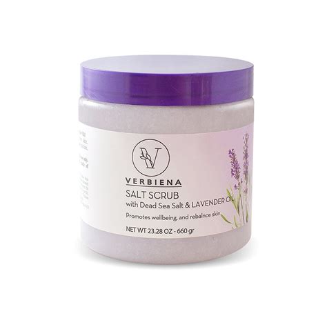 Dead Sea Salt And Lavender Essential Oil Body Scrub With Dead Sea Salt Minerals Awesome