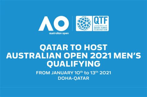 Open local qualifying lineup of 109 sites in 43 states plus canada. Qatar to host men's qualifying of Australian Open 2021 ...