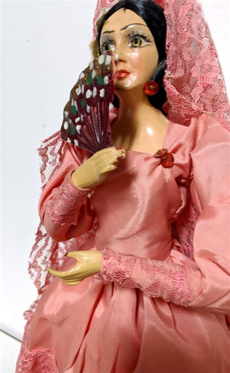 Vintage Spanish Flamenco Dancer Dollssenorita Dollsflamenco Etsy