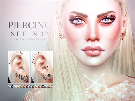 Sims 4 Ccs The Best Piercing Set By Pralinesims Sims 4 Mods Sims All