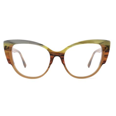 latest fashion acetate eyeglasses cat eye optical frames colorful eyewear shenzhen quality
