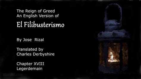El Filibusterismo Chapter 18 Legerdemain English Translation