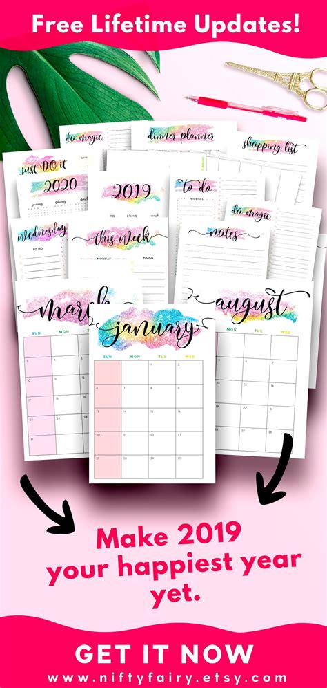 download now use code pintastic for 15 off this printable planner