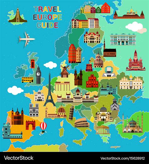 Europe Trip Map