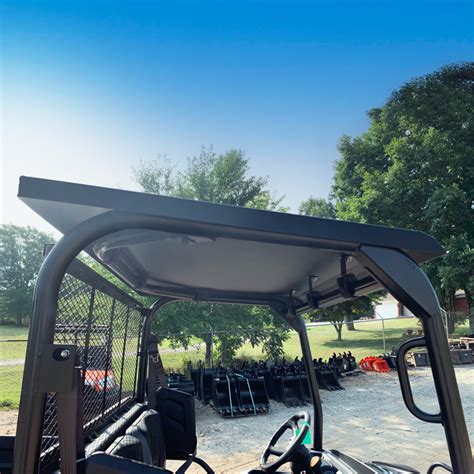 Black Aluminum Canopy With Quick Release Clamps For Rtv Xg850 X900