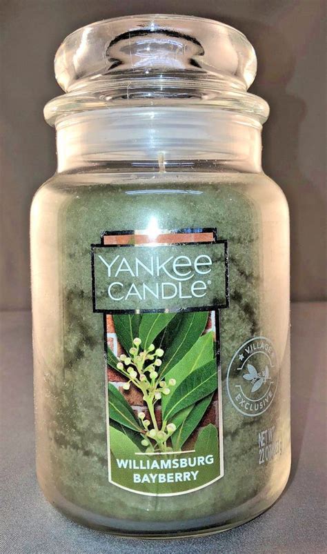 Yankee Candle 22oz Large Jar Williamsburg Bayberry Village For Sale