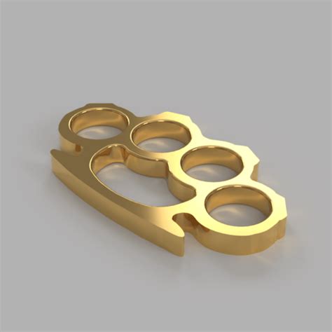 Download 3d Printing Designs Brass Knuckles ・ Cults