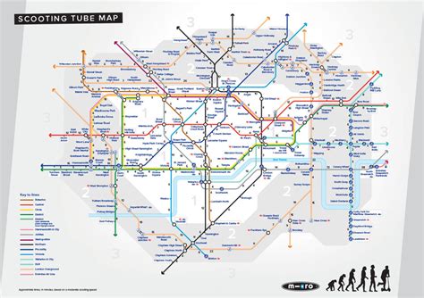 A Scooting Tube Map Of London Londonist