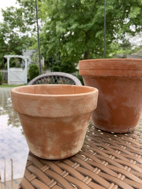 Aging Terracotta Pots For A Vintage Look The Honeycomb Home