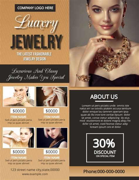 Copy Of Jewellery Store Flyer Postermywall