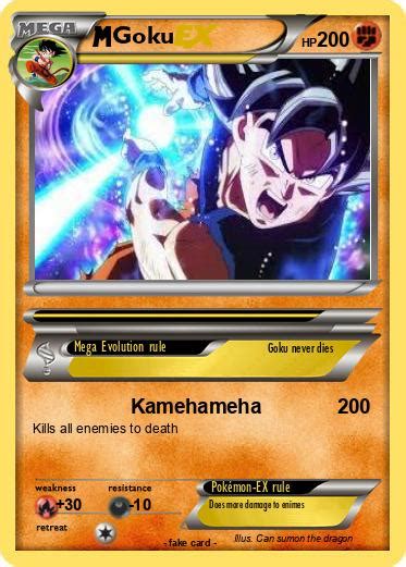 Pokémon Goku 11210 11210 Kamehameha My Pokemon Card