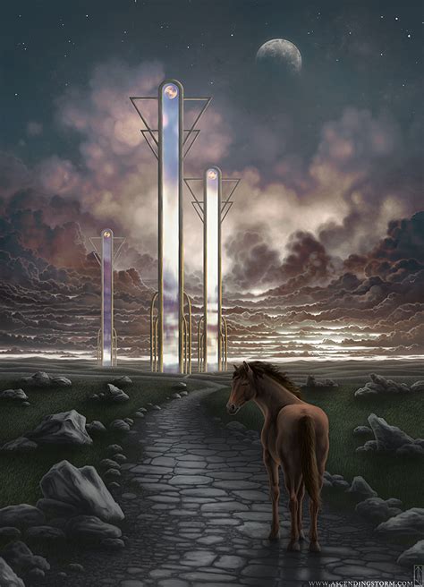 Ternion By Ascending Storm Fantasy Fields Portal Art End Of The World