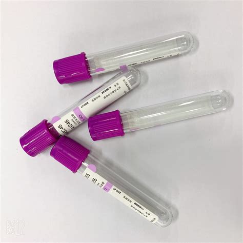 CE FDA Approved Blood Sample Collection Tubes K2 EDTA 7ml Stable