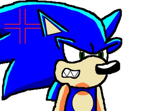 Angry Sonic By Sonicsmash328 On Deviantart