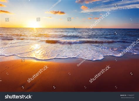 Sunset Beach Stock Photo 117062077 Shutterstock