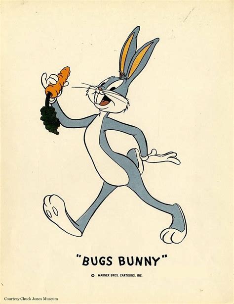 Bugs Bunny Advertisement Art Warner Broschuck Jones Museum 2d