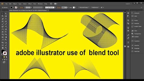 Adobe Illustrator Tutorial For Beginners Crazy Tips 3 Use Of Blend