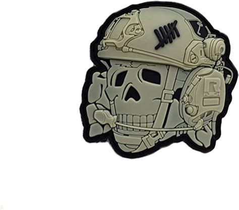 3d Pvc Morale Patch Operator Skull Buy Online At Best Price In Egypt