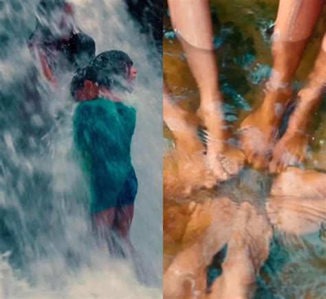 Aline Wirley e Igor Rickli compartilham vídeo curtindo cachoeira com