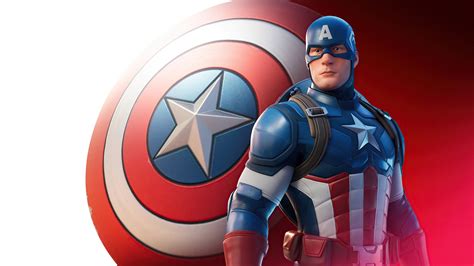 Captain America Fortnite Marvel Comics 4k Hd Games
