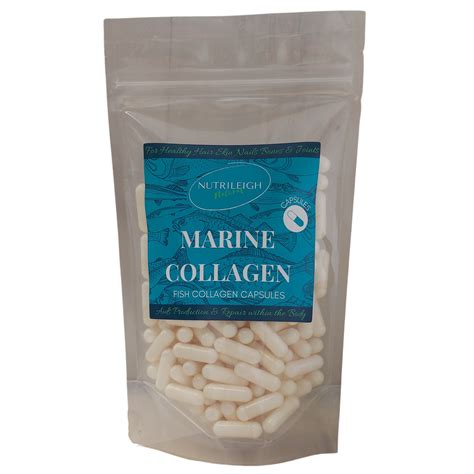 Nutrileigh Natural Pure Marine Collagen Capsules Buy Online In South