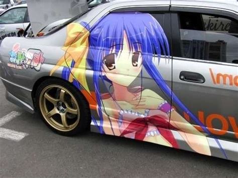 Manga Car Wraps The Ita G Festa Show In Japan