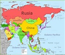 Mapa de Asia | Mapa Politico de Asia | Países de Asia - AnnaMapa.com