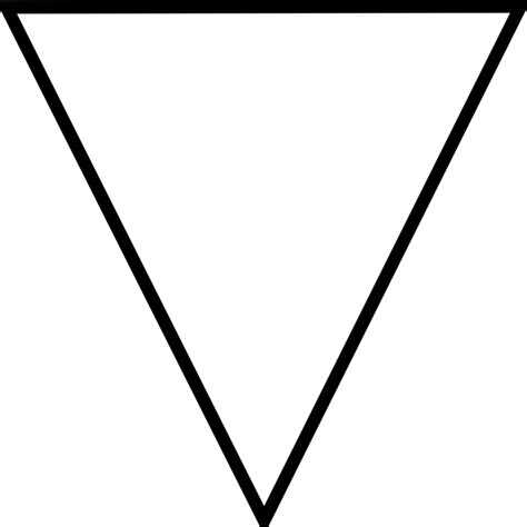 Upside Down Triangle Png