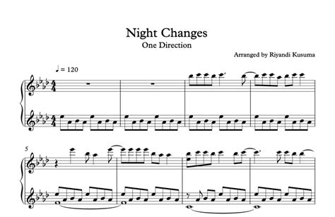 One Direction Night Changes Sheet Music