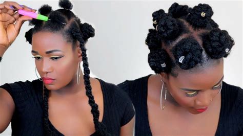 10 Fantastic Bantu Knots Hairstyles With Braids