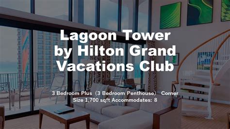 Lagoon Tower Hilton Grand Vacations 3 Bedroom Plus 3bp Penthouse