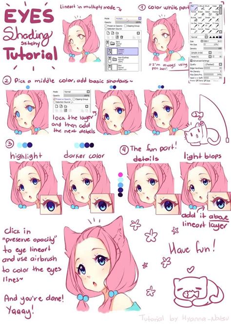 Lets Simple Shading Steps By Hyan Doodles On Deviantart Anime