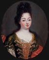 Oval portrait of Louise Françoise de Bourbon, Duchess of Bourbon ...