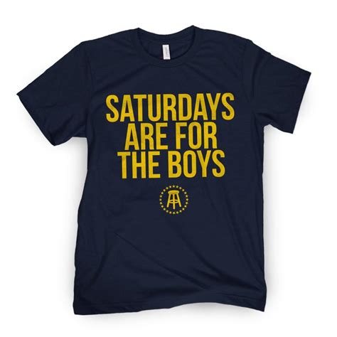 Saturdays Are For The Boys Tee Barstool Sports