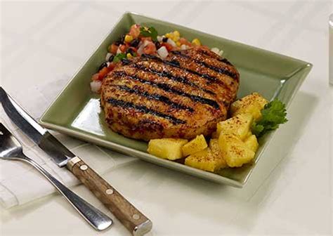 Juicy and tender pork chops dinner made in 20 mins! Bone-In Center Cut Pork Chop with Red Chiles Recipe