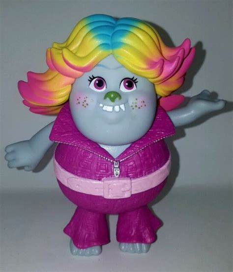 Hasbro Dreamworks Trolls Lady Glitter Sparkles Removable Clothes Toy 6