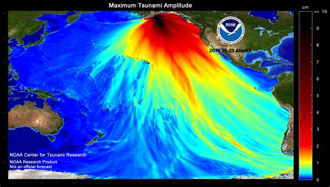 NOAA Center for Tsunami Research - Tsunami Event - January 23, 2018 Kodiak, Alaska Tsunami