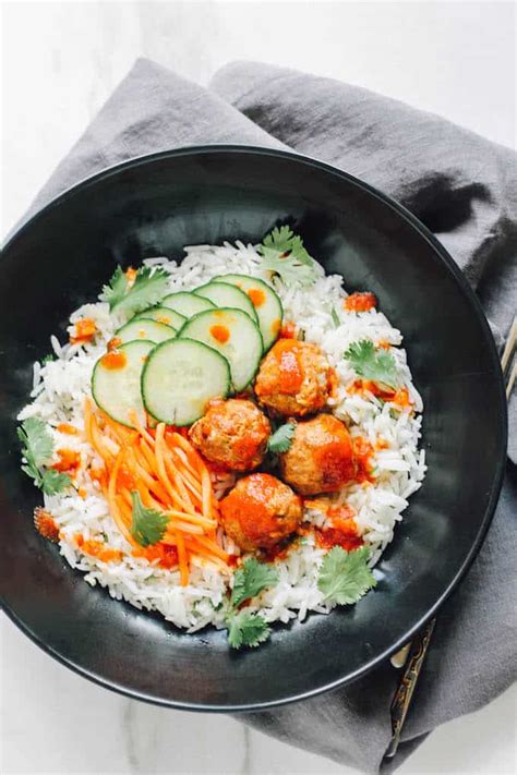 Uncover the curry and stir in the kaffir lime leaves, if using, half of the lime juice and all of the cilantro. Thai Turkey Meatballs over Ginger Coconut Basmati Rice ...
