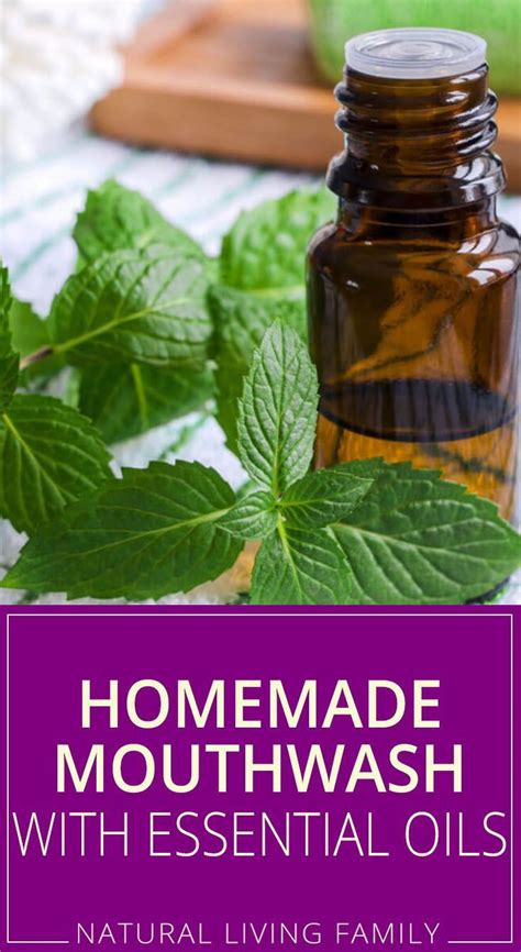 Mouthwash Diy With Essential Oils For Homemade Oral Care Recipe